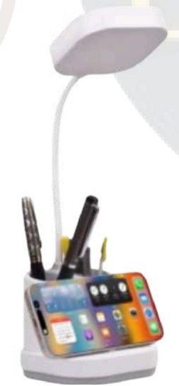 Light and Pen Stand for Office Desk and Study Table, Multi Utility Organizer with Desk Light, Useful Corporate Gift Item for Daily Work and Tabletop Convenience